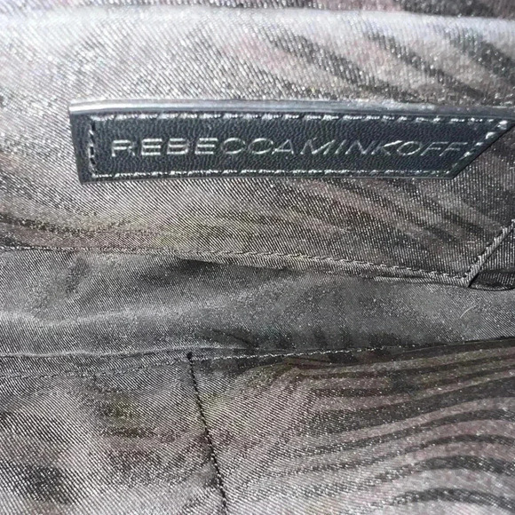 Rebecca Minkoff Black Quilted Leather Crossbody Bag - 9x7 Chain Strap - Picture 10 of 13